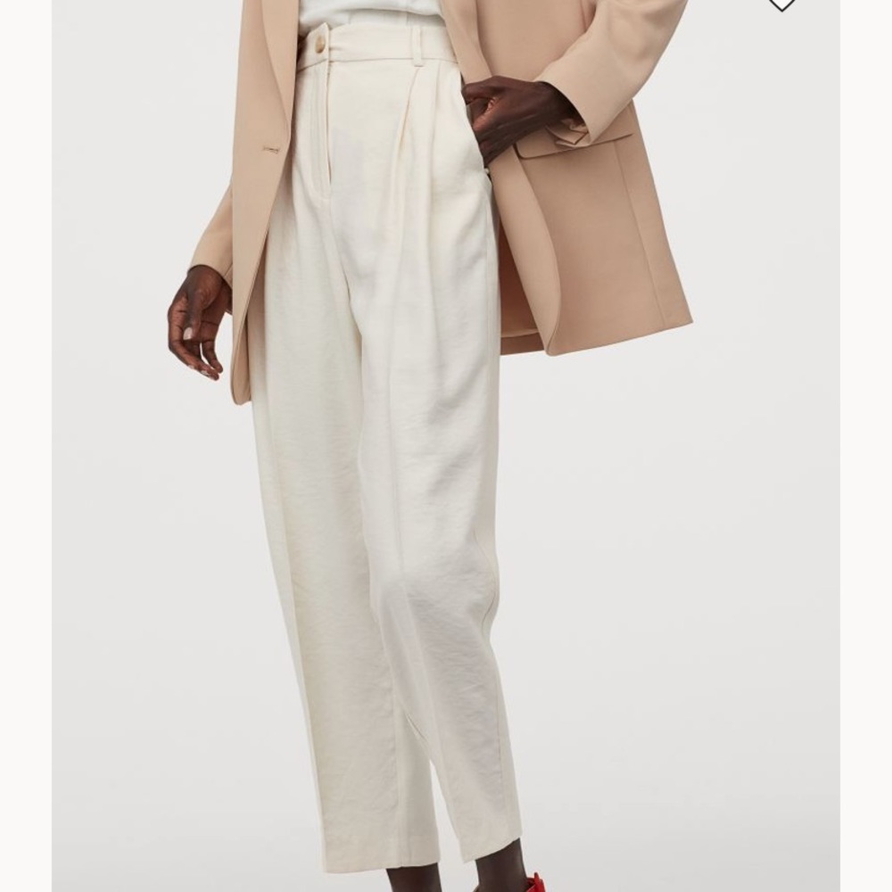 H&M Fitted Twill Pants